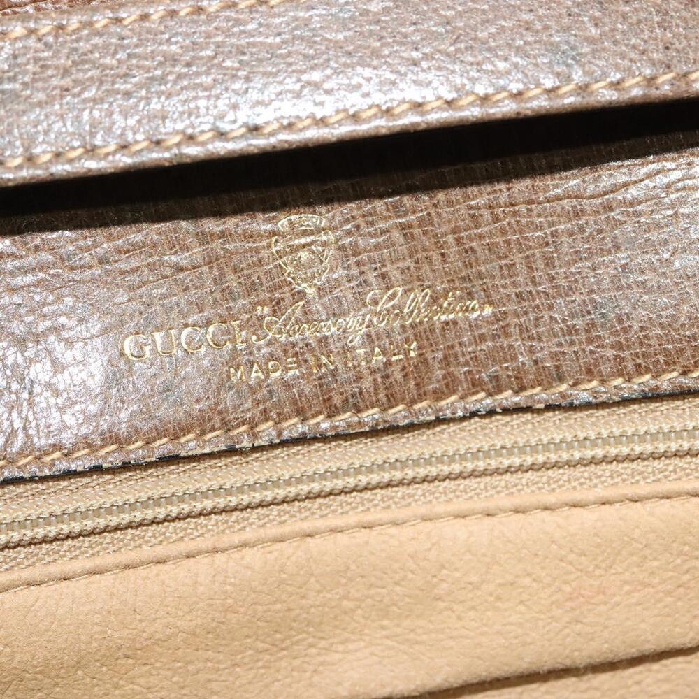 GUCCI GG Supreme Shoulder Bag Pvc Beige Gold - Picture 16 of 16